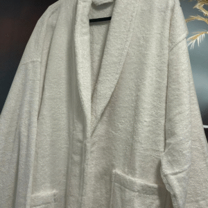 bathrobe with initials