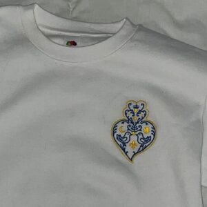 coração de viana white sweatshirt